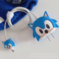 Suitable for Apple 12 charger protective cover Cartoon bite protective cover Cord bite USB charging head protective cover. 