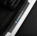 4PCS Carbon Fiber Car Door Sill Guard Protected Stickers For Toyota Corolla Sport Accessories. 