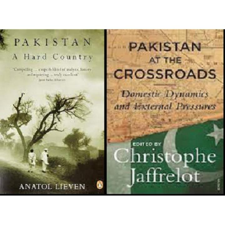 Pakistan A Hard Country / Pakistan At The Crossroads History Books ( set of 2)