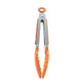 Stainless Steel Silicone Food Tong BBQ Salad Bread Kitchen Cooking Food Clip. 
