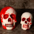 Resin Molda Diy Halloween Scar Face Skull Candle Mold Epoxy Resin Mold Skull Silicone Mold Handmade Gift Home Decoration Silicone Mold. 