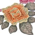 Embroidered Floral Lace Neckline Neck Collar Trim Clothes Sewing Patch B - intl. 