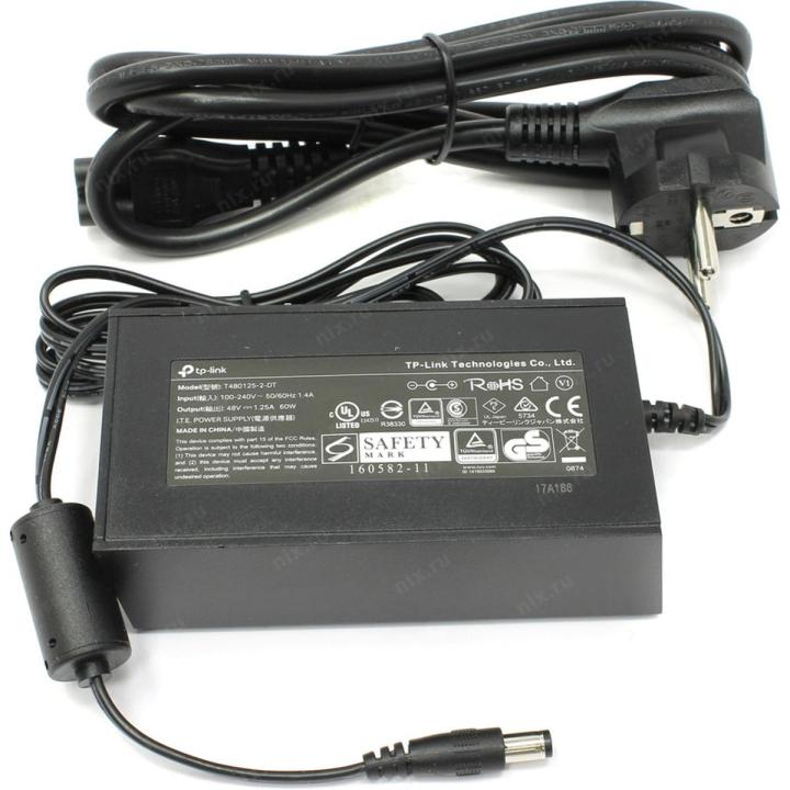 Original TP-Link T480125-2-DT 48V 1,25A 60W power supply without power cable