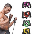 Latex Elastic Tube Resistance Bands Pull Rope Gym Yoga Fitness Equipment. 