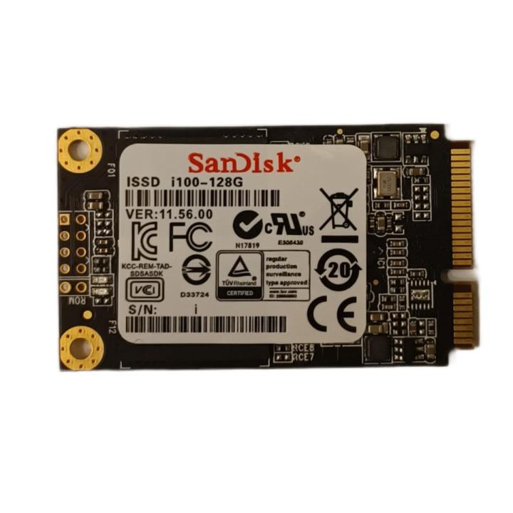 mSATA SSD SanDisk 128GB 256GB i100 SATA III 6Gbps M1 MINI SATA SOLID STATE DRIVE