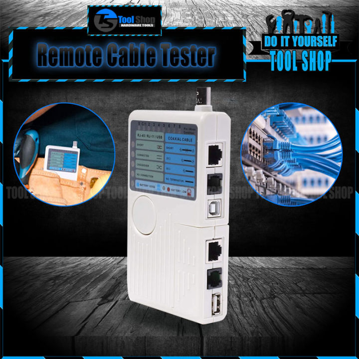 Universal Network Cable Tester - BNC, RJ45, RJ11, USB 4 in 1 Cable Multitester