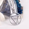 Akatsuki Hidan Ninja Jashin Necklace Trinity Symbol Baptism Catholicism Anime Religious Pendant New Jewelry. 
