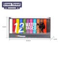 Green forest Body Painting Fluorescence Drama Show Role Play Face Body Makeup Palette. 