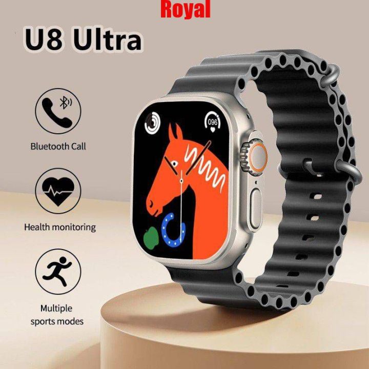 U8 Ultra Smartwatch: HD Display, Bluetooth Calls & Multi-Sport Tracking