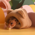 Small Pet Bed Comfortable Rabbit Shape Squirrel House. 