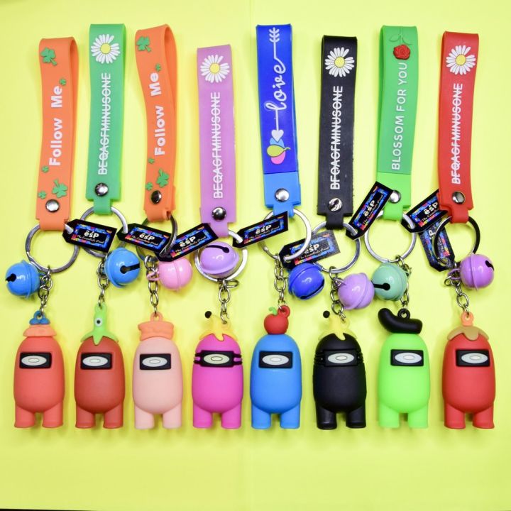 Amongus / Among us keychain for car / bike - kids (girls and boys) - bag hanging accessories / key chain