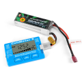 1 Piece 8 Digital Battery Capacity Checker Controller Tester Voltage Tester for Li-Ion NiMH Nicd Cell Meter Blue. 