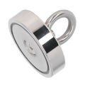 High Power Magnet, Super Fishing Magnet Powerful with Ring for Pulling Lifting. 