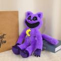 Smiling Critters Catnap Plushie Toys 2024 New Cute Stuffed Anime Big Mouth Purple Cat Sofa Decorate Soft Pillows Kids Gifts. 