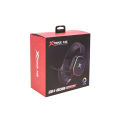 XTRIKE ME GH-606 RGB Wired Gaming Headset 50mm Stereo Headphones with Adjustable Mic 3.5mm USB Over Ear for PC Laptop Gaming. 