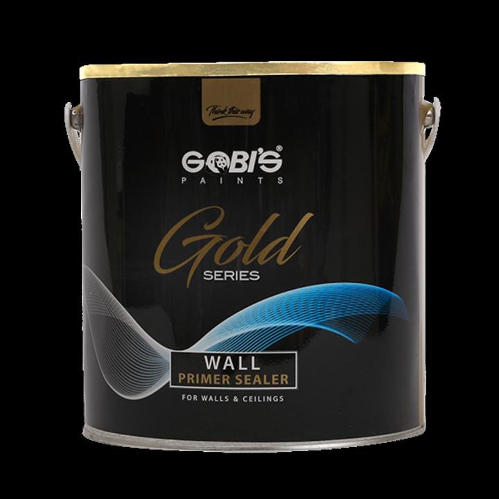 Wall Primer Sealer Oil Based (Gobis Gold 1 LTR QTR) Best for treatment of Wall Seepage, Damping of walls, water marks and Moisture Treatment of Walls