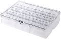 24 Grid Transparent Acrylic Jewelry Box organizer.. 