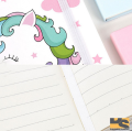 Cute Unicorn Notebook Diary Book With Lined Paper For Kids Girls cute stationery for girls. 