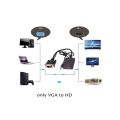VGA to HDMI Converter Adapter, VGA Male to HDMI Female Cable Converter with 1080P HD Video and Audio Support for Connecting Old PC, Laptop with a VGA Output to Monitor, HDTV,Projector, VGA Male To HDMI Female Converter Adapter With 3.5mm Stereo USB Cable. 