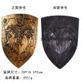 2025 Guanghan Bronze pirate battle armor dragon-shaped lion shield buckler horn shield eye mask mask set. 