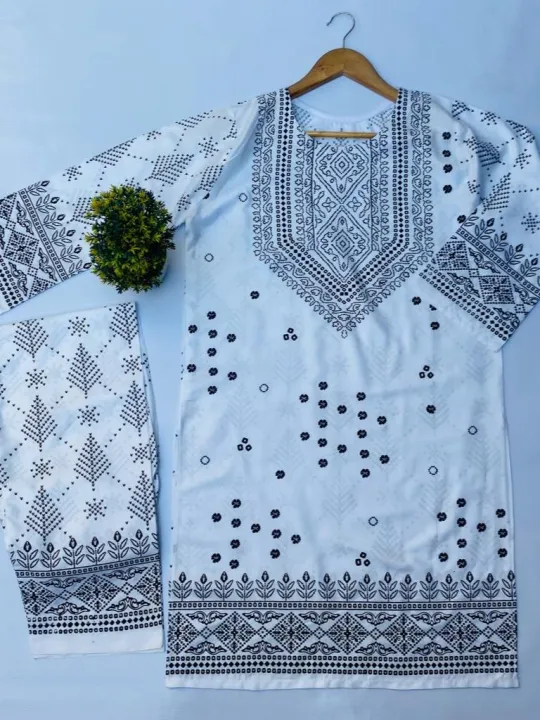 Smars%20Fashion%20%20Stitched%20New%20Chunri%202pc%20dress%20for%20women%20-%20Image%205