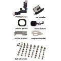 Full Set LCD Parts For iPhone 6 6P 6s Plus Front Camera Home Button Flex Cable Earpiece With Bracket Full Set Screws. 