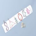 golden Rhinestone Hair Clips 6/pcs set  Hair Accessories. 