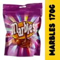 Marbles Chocolate Coated Biscuits 170g - Halal,  Stand Pouch!. 