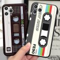 Vintage Cassette Tape Retro Style Soft Silicone Case For iPhone SE3 SE2 7 8 X XR XS 11 12 13 Pro Max Mini 5 5S SE 6 6S Plus C. 