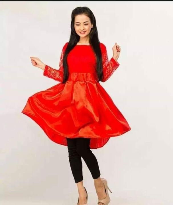 Stitched 2pcs Panel Top Girls Frock - New Arrival