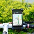 【Footprint】 Anti Shake 360 Rotation Adjustable Bike Mobile Phone Support Universal Bicycle Wall Stand Bike Handlebar Phone Holder Stand. 