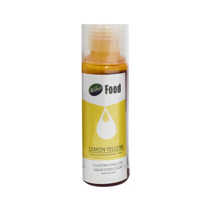 Liquid Food Color Lemon Yellow 120ml Bottle