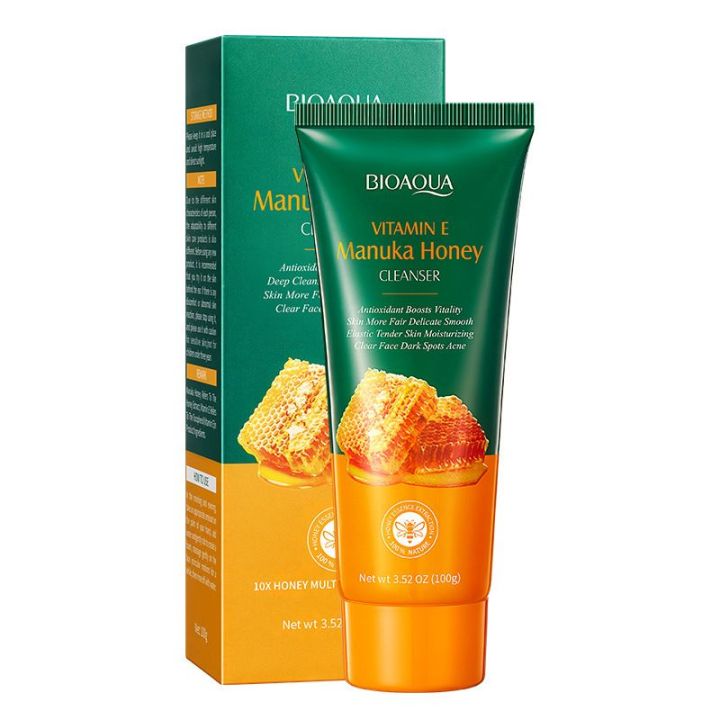 BIOAQUA%20Honey%20and%20Vitamin%20E%20%20Moisturizing%20Fade%20Dark%20Spot%20Acne%20facial%20cleanser%20100g%20bqy53522%20-%20Image%202