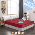 100% Waterproof Mattress Protector - Terry Cotton | Mattress Cover In Fitted Style Choose Size - Water Resistant Cover Premium Quality. 