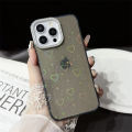 【Hot new models】Bling Glitter Laser Love Heart Clear Phone Case For iPhone 16 Pro Max Diamond Camera Lens Cover 15 Pro 14 Plus Girly Fancy Case. 