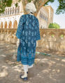 Junaid Jamshed Stitched 1 Piece Basic Paste Print Lawn Shirt For Women and Girls - designcode: JJLK-S-JSS-24-427 FB. 