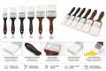 Premium Paint Brush Set 1" 2" 3" 4" 4" Double 5" Double | White Nylon Bristles | PVC Handle | Wall, Oil & Emulsion Paint Brush. 