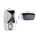 Automatic Toothpaste Dispenser With Brush Stand Wall Mount Toothbrush Holder - Toothpaste Squeezer with 5 Brushes Holder Set, Kids Toothpaste Dispenser for Shower Bathroom. 