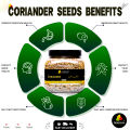 Coriander Seeds / Sabut Dhania / Dania / Dry Coriander whole 300g. 