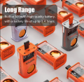 Like New Speakers - K08 Portable Transparent Bluetooth Speaker - Orange. 