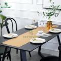 Solid Color PVC Vinyl Table Runner Set Rose Gold Resistant Table Mats Table Decoration Accessories Home Table Cloth. 