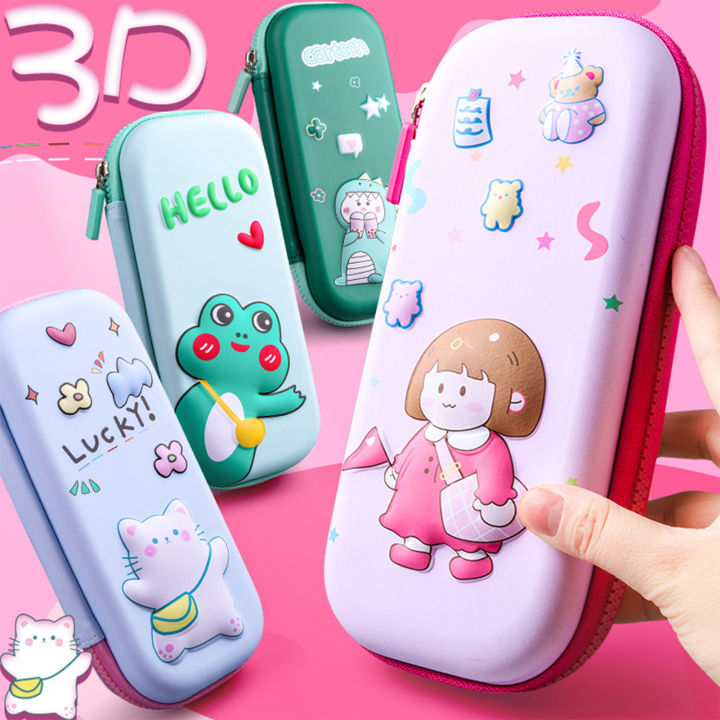 Multifunctional Pencil Pouch Lightweight Waterproof Pen Box for School Hold Pens and Pencils
