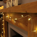 Good Quality 20 ft fancy Golden Yellow Fairy Light String Still - Ideal for Eid Milad Melad Mirror Ring Light Garden Wedding Birthday Party Christmas Home Decoration items Non LED. 
