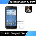 Pack of 2 - Samsung S2 i9100 Tempered Glass Screen Protector Polish Glass Premium Quality Glass For Galaxy s2 i9100. 