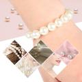 50pcs -12mm Off-White Pearl Bead Moti with hole- Craft Material for Artificial Jewellery Making Beading Scrap Booking Craftworks and Decorations. 