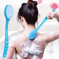 1Pc Long Handle Bath Body Brush Shower Soft Sponge Exfoliating Scrub Cleaning Back Brushes Bathroom Tool. 