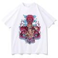 Anime jujutsu Kaisen T shirt cartoon ryomen Sukuna print short sleeve T-shirts oversized men women Harajuku T-shirt streetwear. 