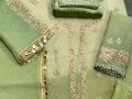 Handwork Embroidered Organza Party Wear Dress 2022. 