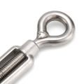 2pcs M5 (5mm) Hook & Eye Turnbuckle Rigging Wire Rope Tension Screw Open Body Draw-in Bolt 304 Stainless Steel Adjustable Wire Rope Tensioner… uk import. 