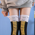 Socks Tights Chicken foot socks Douyin Zhao Lusi Yang Di with the same funny personality slim leg personality funny weird chicken feet socks long socks. 